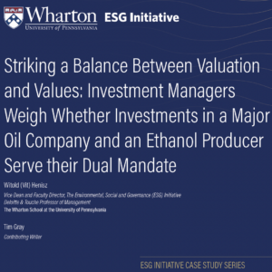 case study for esg