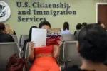 A U.S. Citizenship and Immigration Services (USCIS) in New York City.